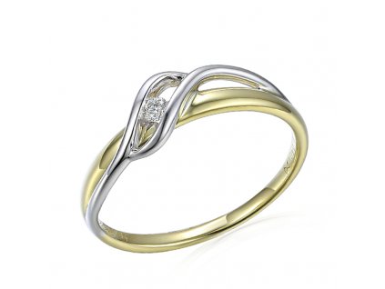 Luxur Zlatý dámský prsten Johanna 3812967