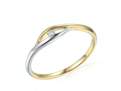 Luxur Zlatý dámský prsten Wanda 3812960