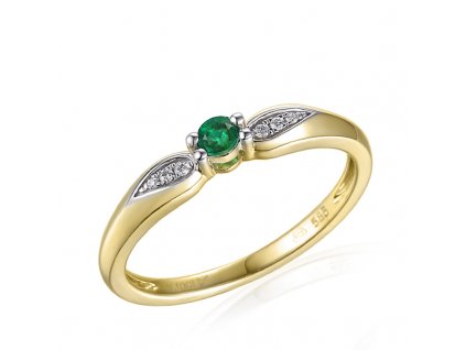 Luxur Zlatý dámský prsten Hanni 3814130