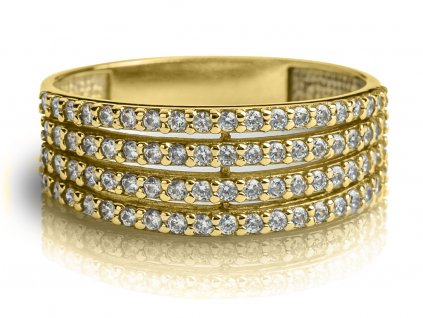 Luxur Zlatý dámský prsten Maylo 1110741