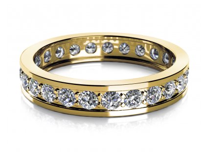 Luxur Zlatý dámský prsten Mira 6810233