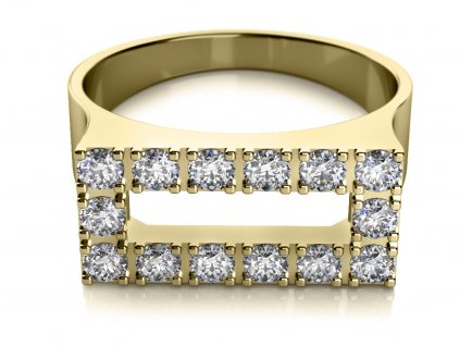Luxur Zlatý dámský prsten Ziva 6810383