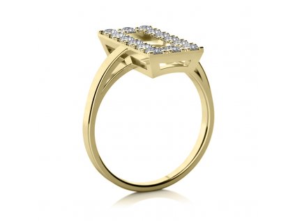 Luxur Zlatý dámský prsten Ziva 6810382