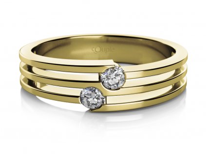 Luxur Zlatý dámský prsten Asu 6810274