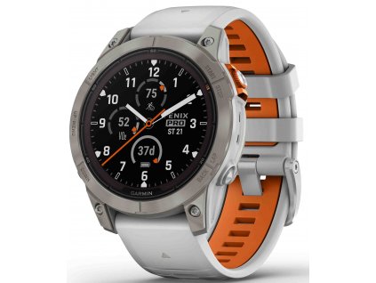 fenix7Pro Titanium orange band leva1