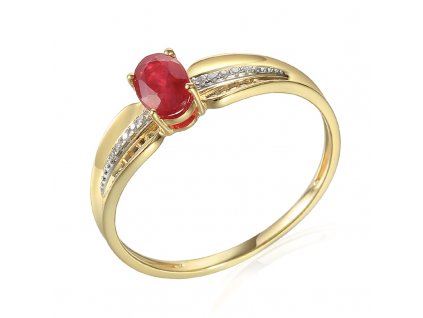Luxur Zlatý dámský prsten Florentina 3814562