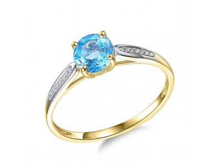 Luxur Zlatý dámský prsten Anya 3810817
