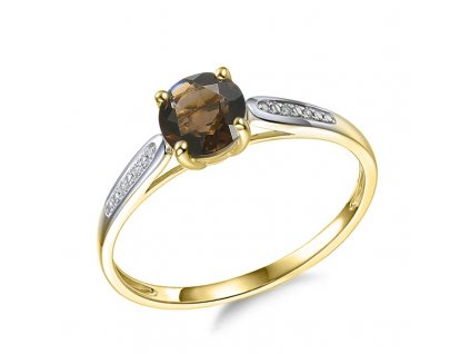 Luxur Zlatý dámský prsten Anya 3810814