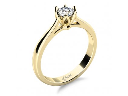Zlatý dámský prsten Romantico 6814262