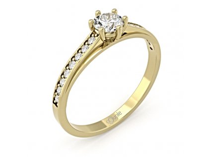 Zlatý dámský prsten Teresa 6610305