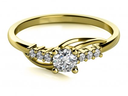 Luxur Zlatý dámský prsten Andros 6810640