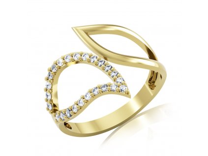 Luxur Zlatý dámský prsten Talim 6610316