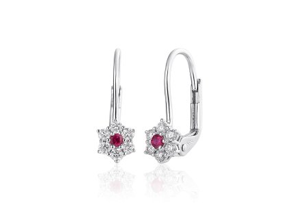 Luxur Zlaté dámské náušnice Florisia