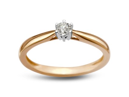 zloty pierscionek z diamentem 7056 s1p7056w1000