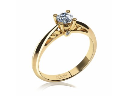 Luxur Zlatý dámský prsten Xouple Jodie 6814023