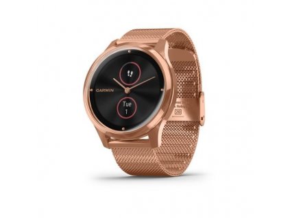 Garmin vívomove3 Luxe, 18K RoseGold/Milanese Band 010-02241-24 Premium