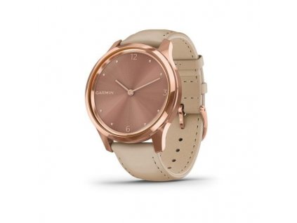 Garmin vívomove3 Luxe, 18K RoseGold/Sand Leather Band 010-02241-21 Premium