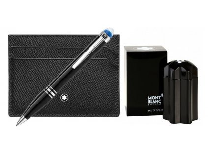 Set Montblanc 123755 pouzdro na kreditní karty a kuličkové pero