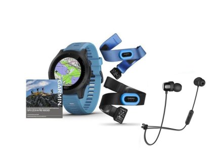 Garmin Forerunner 945 PRO TRI Bundle 010-02063-91 + NUTREND EXCELENT protein bar 9 x 85g v hodnotě 380Kč
