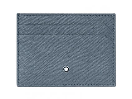 Pouzdro na kreditní karty Montblanc Denim Blue 124189