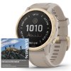 Garmin fenix6S PRO Solar, LightGold/Sand Band (MAP/Music) 010-02409-11