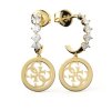 Náušnice Guess JUBE01112JWYGT/U