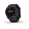 Garmin Fénix 7S PRO Solar Gray / Black Silicone Band 010-02539-13