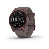 Garmin Fenix 7S PRO Sapphire Solar Titan Dark Bronze/ Gray Silicone Band 010-02539-29