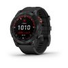 Garmin Fenix 7 PRO Solar Gray/ Black Silicone Band 010-02540-11