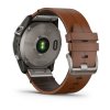 Garmin Fenix 7X PRO Sapphire Solar Titan/ Brown Leather Band 010-02541-19