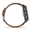 Garmin Fenix 7X PRO Sapphire Solar Titan/ Brown Leather Band 010-02541-19