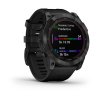Garmin Fenix 7X PRO Sapphire Solar Titan Black/ Black Silicone Band 010-02541-23