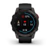 Garmin EPIX PRO Sapphire, Titan Black/ Black Silicone Band 010-02582-11