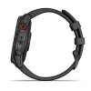 Garmin EPIX PRO Sapphire, Titan Black/ Black Silicone Band 010-02582-11