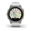 Garmin EPIX PRO Sapphire, Titan/ White Silicone Band 010-02582-21