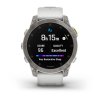 Garmin EPIX PRO Sapphire, Titan/ White Silicone Band 010-02582-21