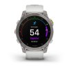 Garmin EPIX PRO Sapphire, Titan/ White Silicone Band 010-02582-21