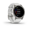 Garmin EPIX PRO Sapphire, Titan/ White Silicone Band 010-02582-21