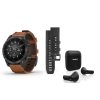 Garmin EPIX PRO Sapphire Style, Titan Black/ Brown Leather Band 010-02582-30 Premium + náhradní řemínek