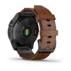 Garmin EPIX PRO Sapphire Style, Titan Black/ Brown Leather Band 010-02582-30