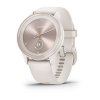 Garmin vivomove Sport Ivory Case and Silicone Band with Peach Gold Accents 010-02566-01