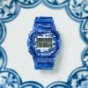 casio g shock original dw 5600bwp 2er blue porcelain edition 229103 295162