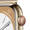 apple watch series 8 gps cellular 41mm gold stainless steel case with gold milanese loop galeria1 big ies7313380
