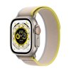 Apple Watch Ultra GPS + Cellular, 49mm titanové pouzdro se žluto-béžovým trailovým tahem - M/L MQFU3CS/A