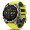 Garmin Fenix 8 – 47 mm,  Solar, Sapphire, Titanium s Yellow/Graphit 010-02906-21