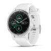 Garmin Fenix5S Plus Sapphire White, White Band 010-01987-01