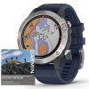 Garmin Quatix6 PRO Glass Silver/Blue Band 010-02158-88