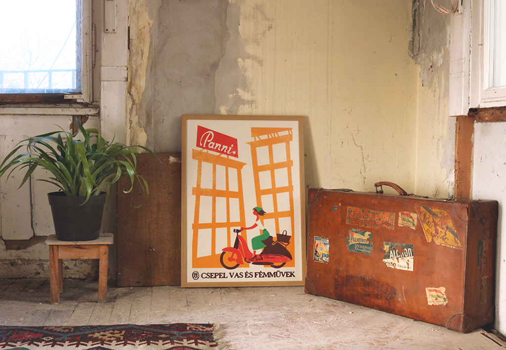 Panni robogó plakát