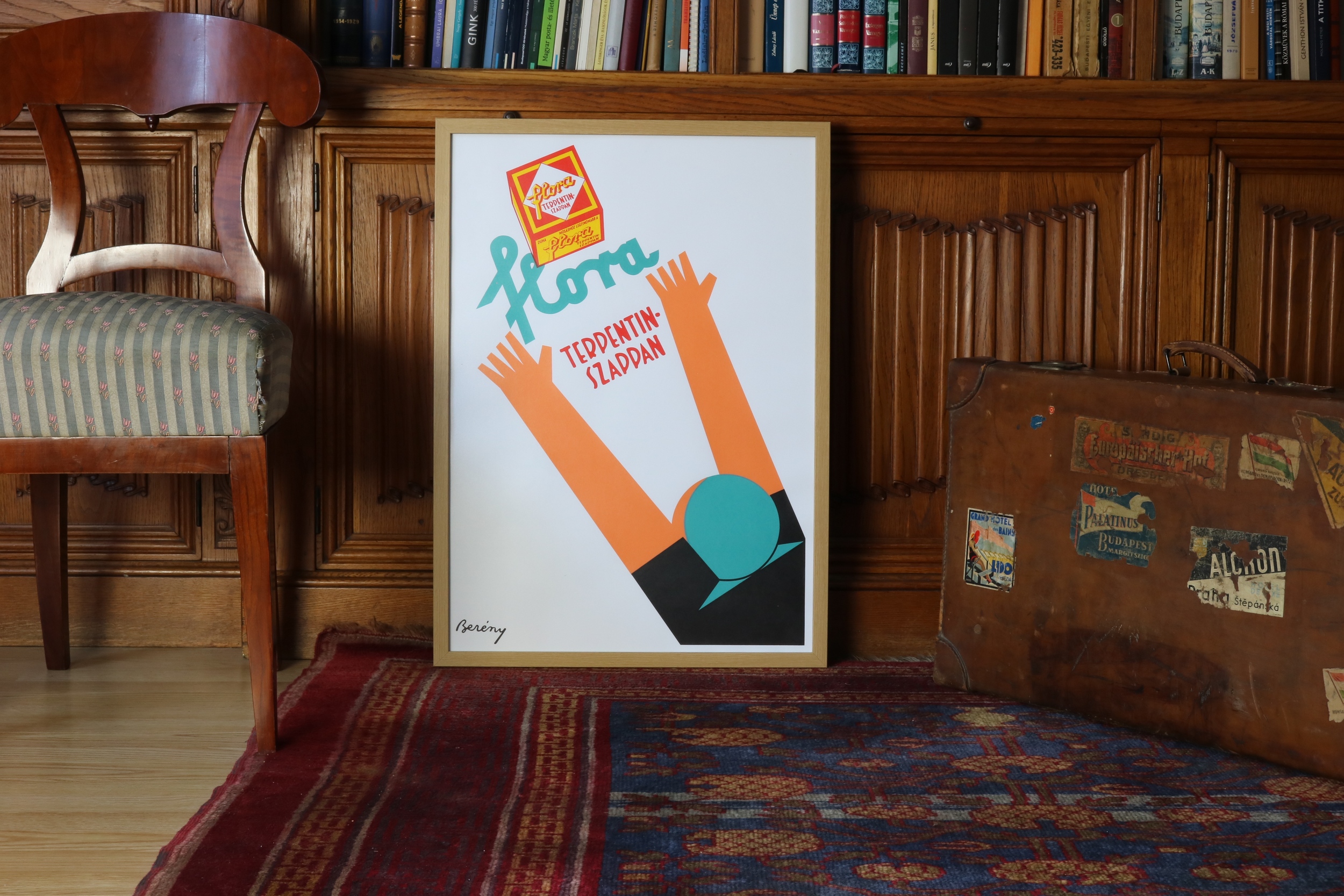 Flóra terpentin-szappan plakát