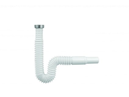 Sifon dřezový flexibilní 6/4"x50 s kovovovou matkou